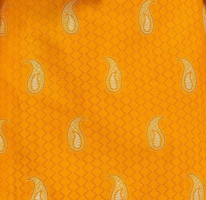 Indian Cotton Printed Readymade Salwar Suit For Women - Yellow