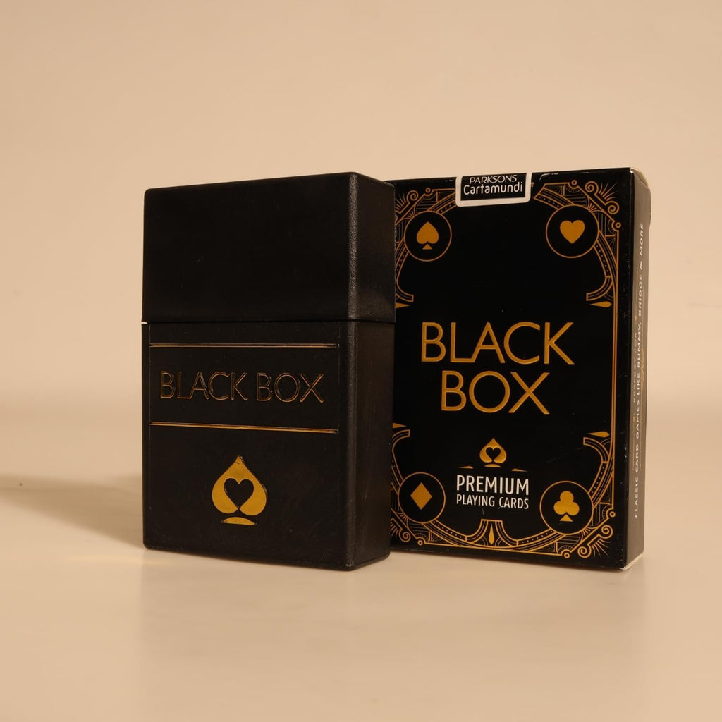 Black Box Premium Plastic Waterproof Playing Cards - Pack of 5