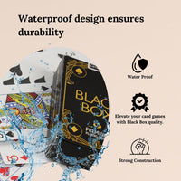 Black Box Premium Plastic Waterproof Playing Cards - Pack of 5
