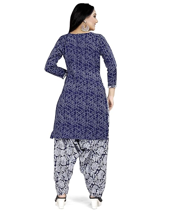 Indian Women Cotton Printed Readymade Salwar Suit