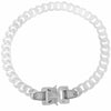Clear Buckle Men's Chain Necklace