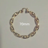 Punk Chic: Great Wall Hoop Earrings